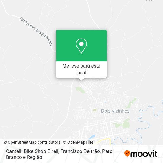 Cantelli Bike Shop Eireli mapa