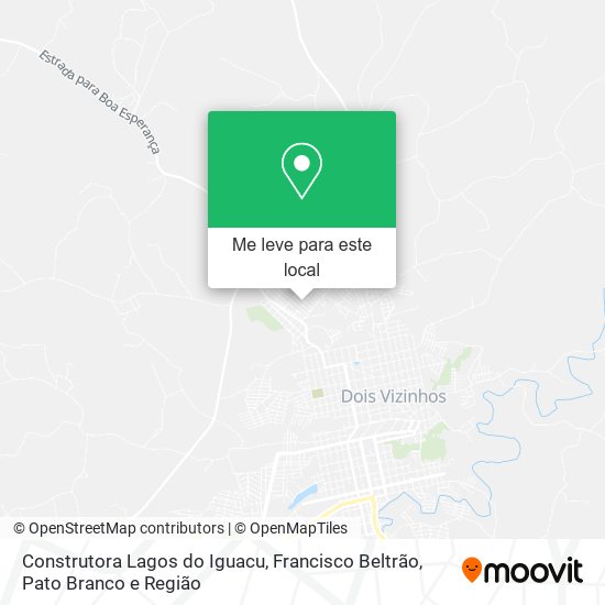 Construtora Lagos do Iguacu mapa