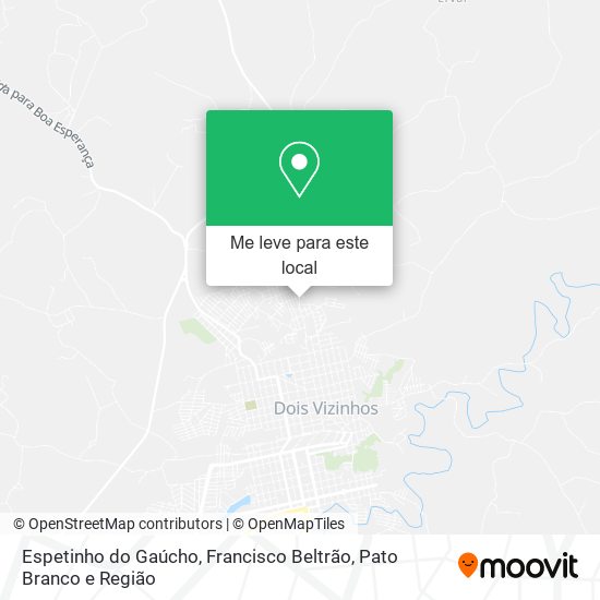 Espetinho do Gaúcho mapa