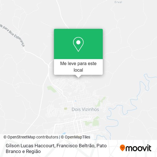 Gilson Lucas Haccourt mapa
