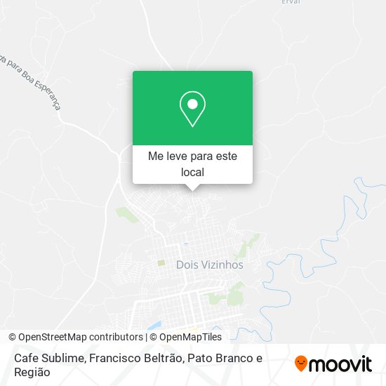 Cafe Sublime mapa