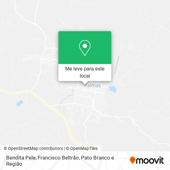 Bendita Pele mapa