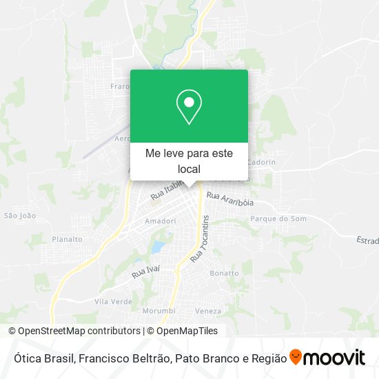 Ótica Brasil mapa