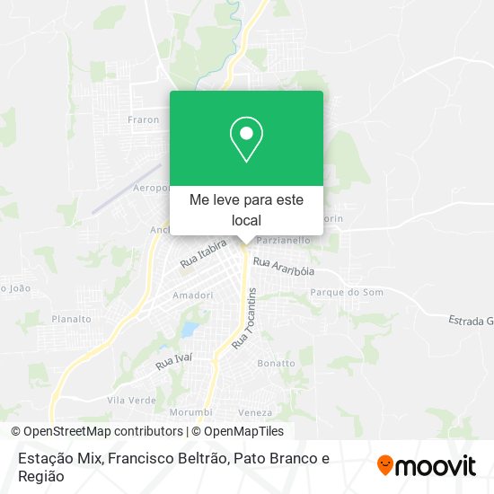 Estação Mix mapa