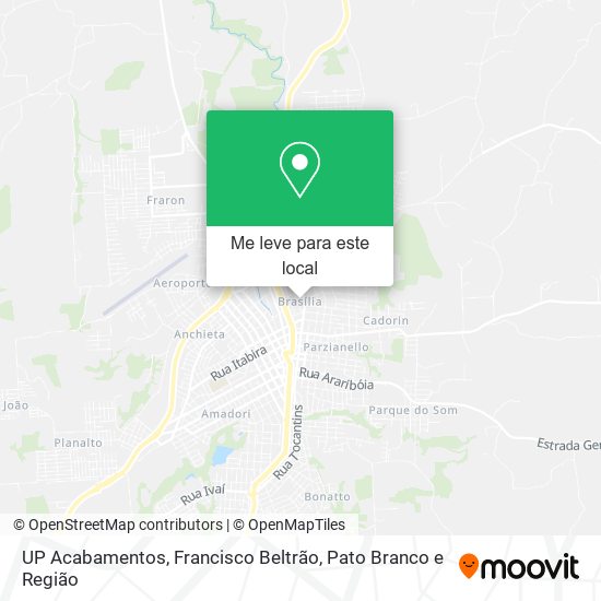 UP Acabamentos mapa
