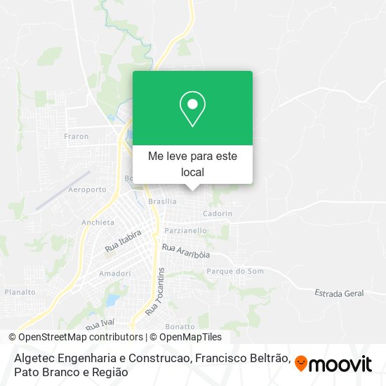 Algetec Engenharia e Construcao mapa