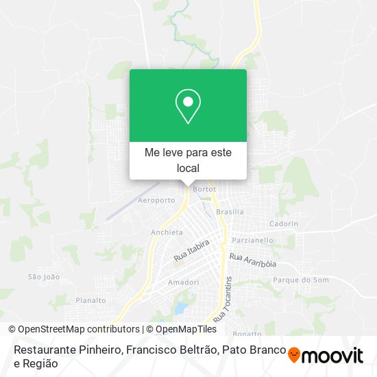 Restaurante Pinheiro mapa