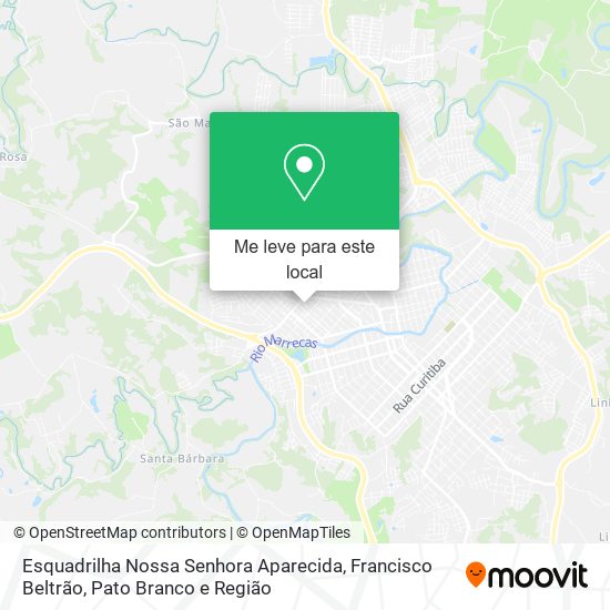 Esquadrilha Nossa Senhora Aparecida mapa