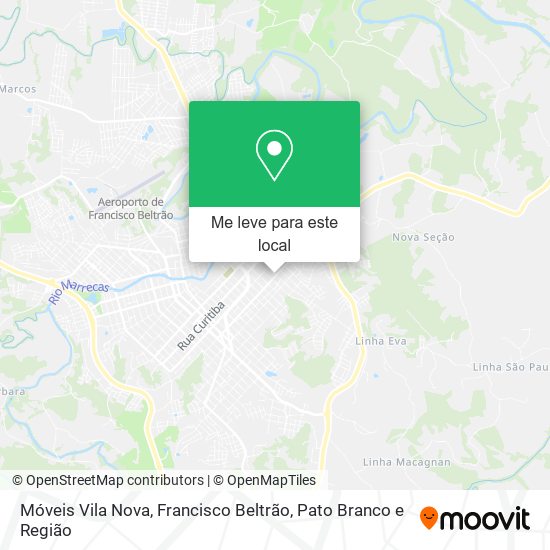 Móveis Vila Nova mapa
