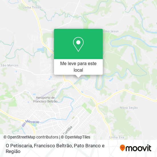 O Petiscaria mapa