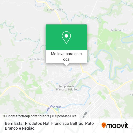 Bem Estar Produtos Nat mapa