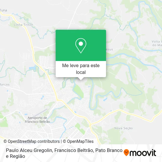 Paulo Alceu Gregolin mapa