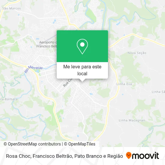 Rosa Choc mapa