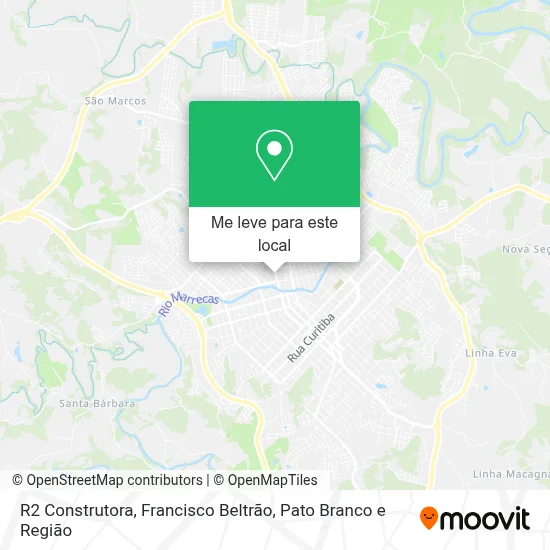 R2 Construtora mapa