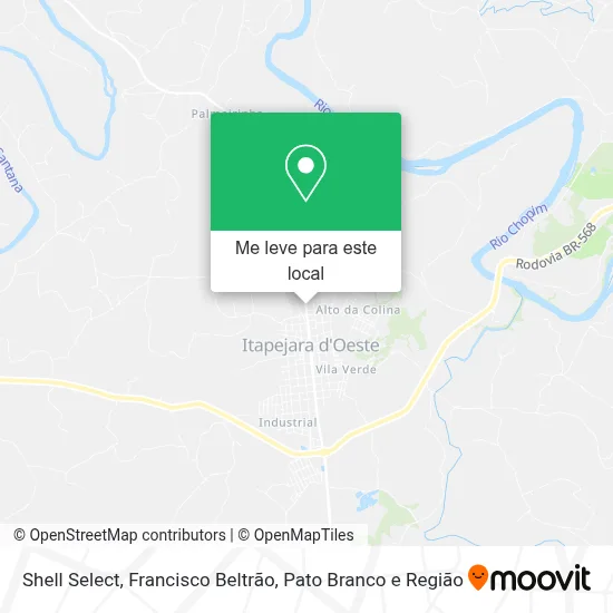 Shell Select mapa