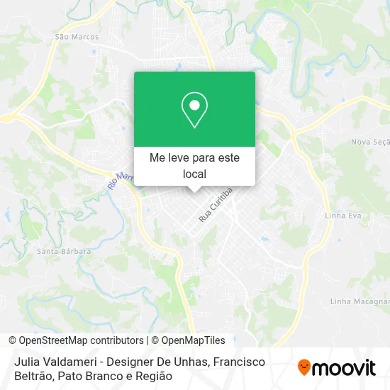 Julia Valdameri - Designer De Unhas mapa