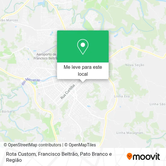 Rota Custom mapa