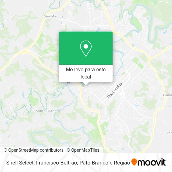 Shell Select mapa