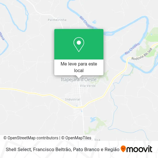 Shell Select mapa