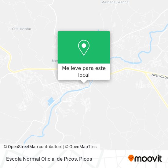 Escola Normal Oficial de Picos mapa