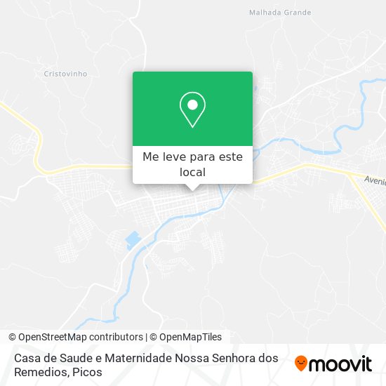 Casa de Saude e Maternidade Nossa Senhora dos Remedios mapa