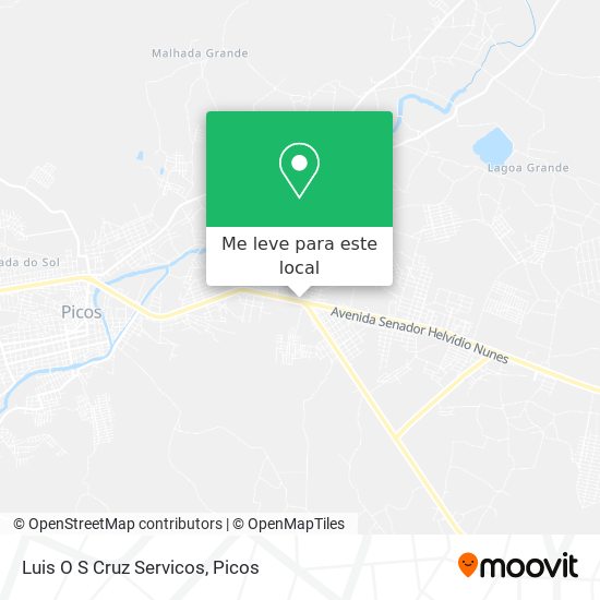 Luis O S Cruz Servicos mapa