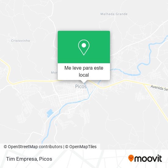 Tim Empresa mapa