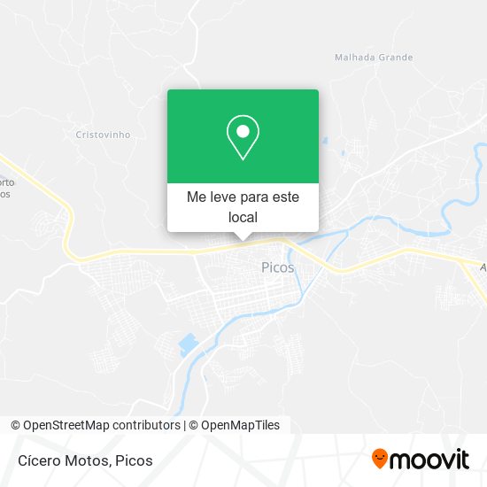 Cícero Motos mapa
