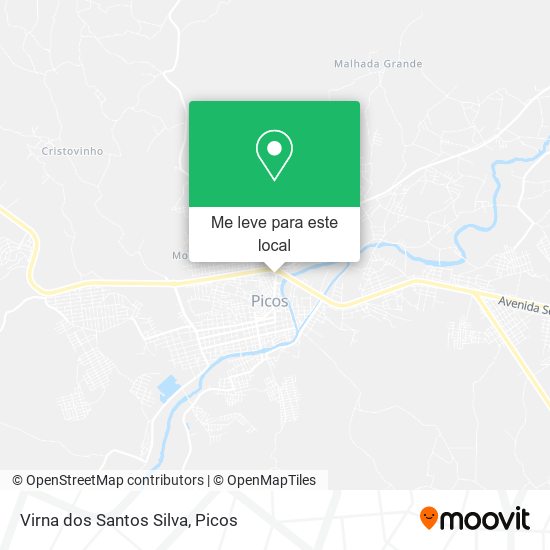 Virna dos Santos Silva mapa