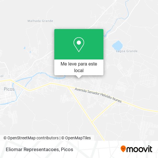 Eliomar Representacoes mapa