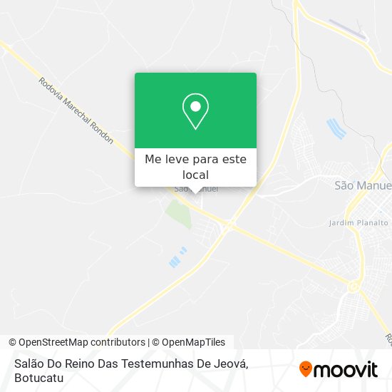 Salão Do Reino Das Testemunhas De Jeová mapa