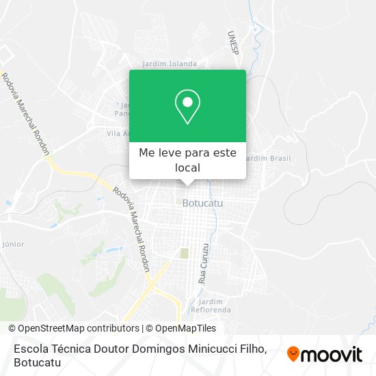 Escola Técnica Doutor Domingos Minicucci Filho mapa
