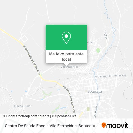 Centro De Saúde Escola Vila Ferroviária mapa