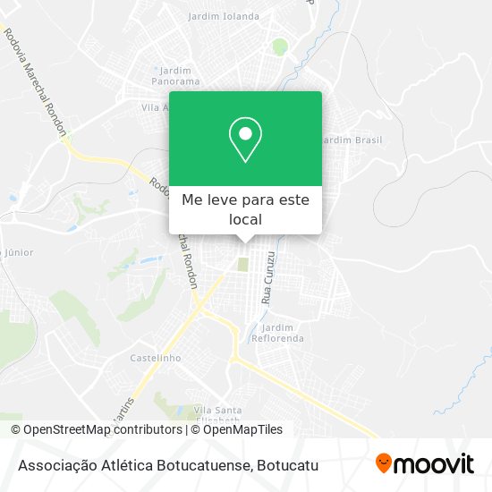 Associação Atlética Botucatuense mapa