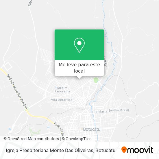 Igreja Presbiteriana Monte Das Oliveiras mapa