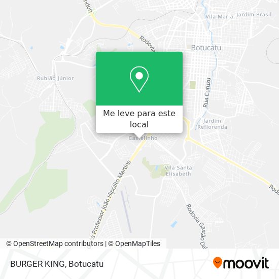 BURGER KING mapa