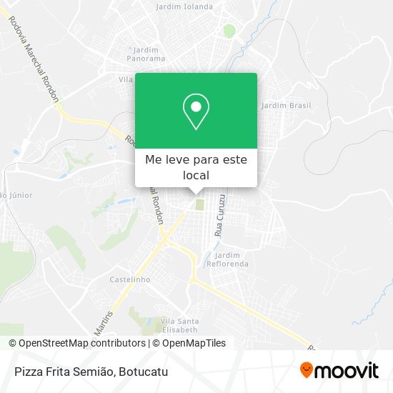 Pizza Frita Semião mapa
