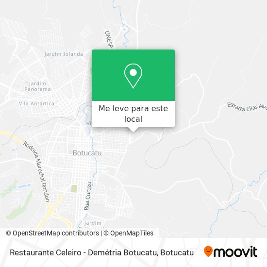 Restaurante Celeiro - Demétria Botucatu mapa