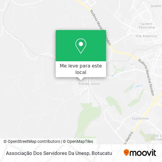 Associação Dos Servidores Da Unesp mapa
