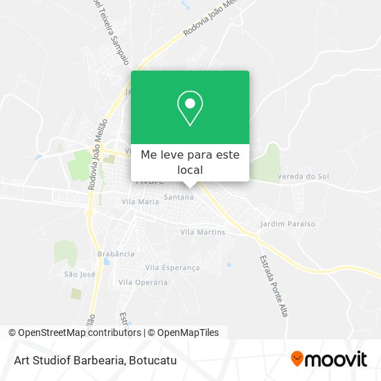 Art Studiof Barbearia mapa