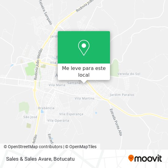 Sales & Sales Avare mapa