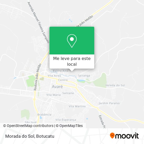 Morada do Sol mapa