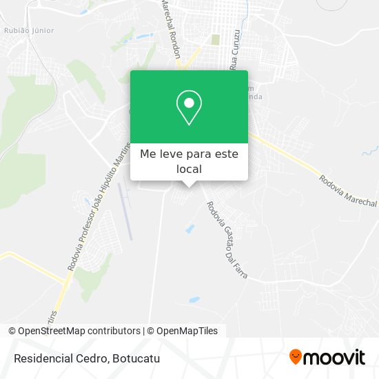 Residencial Cedro mapa