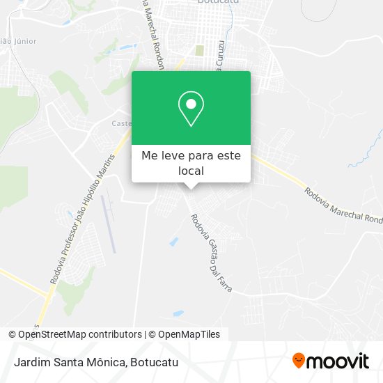 Jardim Santa Mônica mapa