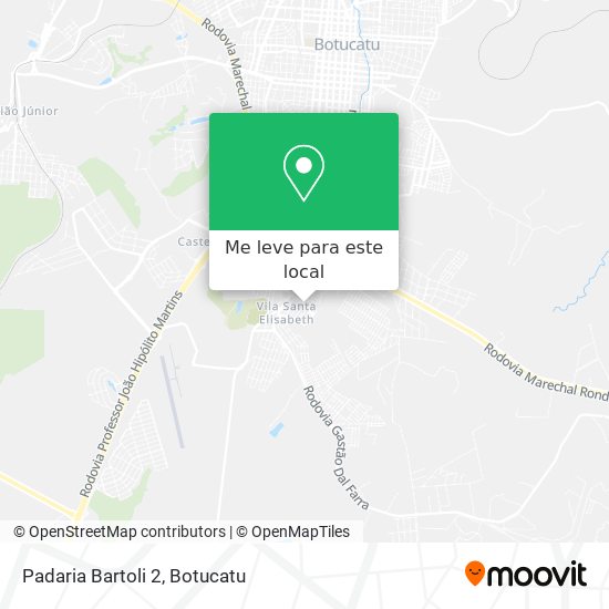 Padaria Bartoli 2 mapa