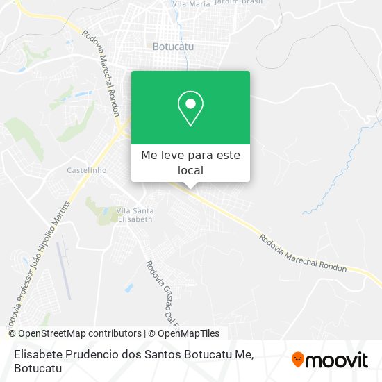 Elisabete Prudencio dos Santos Botucatu Me mapa