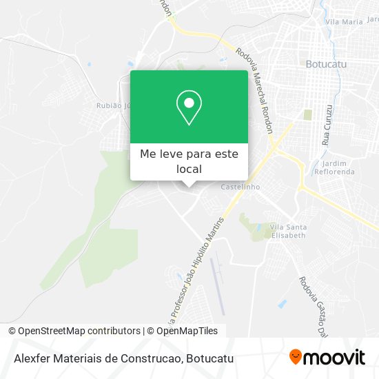 Alexfer Materiais de Construcao mapa