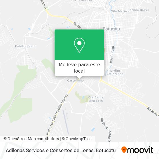 Adilonas Servicos e Consertos de Lonas mapa
