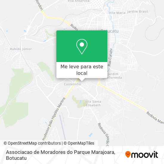 Associacao de Moradores do Parque Marajoara mapa