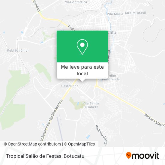 Tropical Salão de Festas mapa
